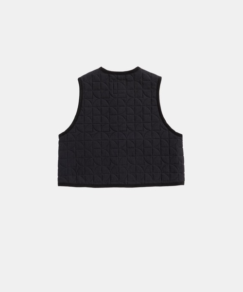 LAVENHAM ベスト ジレ Gauze Leaf Cropped Thornham Womens