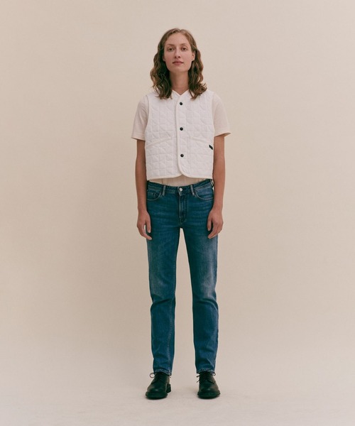 ベスト ジレ Gauze Leaf Cropped Thornham Womens / ガーゼ リーフ クロップド ソーンハム ウィメンズ レディース LAVENHAM ベスト ジレ Gauze Leaf Cropped Thornham Womens