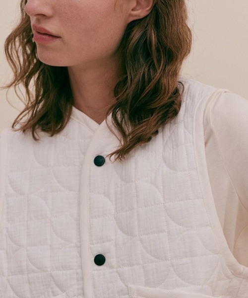 ベスト ジレ Lavenham Exclusive - Workwear Button Thornham Womens / ワークウェア ボタン ソー LAVENHAM ベスト ジレ Lavenham Exclusive - Workwear Button
