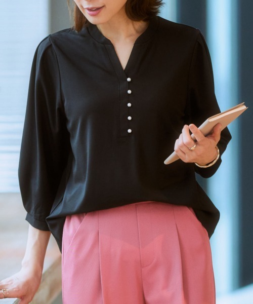 7days Life Styling tシャツ ブラウス見えシルケットポンチ