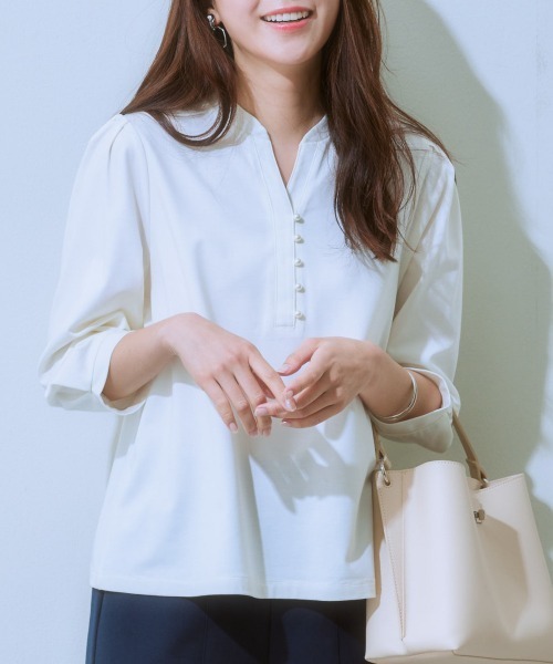 7days Life Styling tシャツ ブラウス見えシルケットポンチ