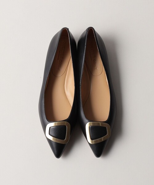 【まとめ買い】 ODETTE E フラット10 オブリークバックル パンプス ODILE 靴