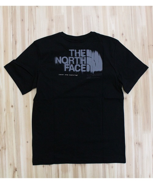 【新品】ノースフェイス Tシャツ M 黒 ブラック メンズ レディース THE NORTHFACE バックプリント 大きいサイズ 厚手 ブランド NT32434 THE NORTH FACE tシャツ グラフィック バックプリントTシャツ M