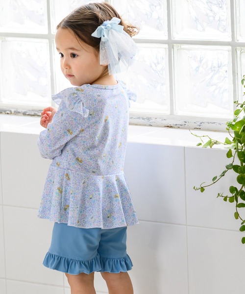 panpantutu（パンパンチュチュ） 水着 UVcutフリルセットアップ水着