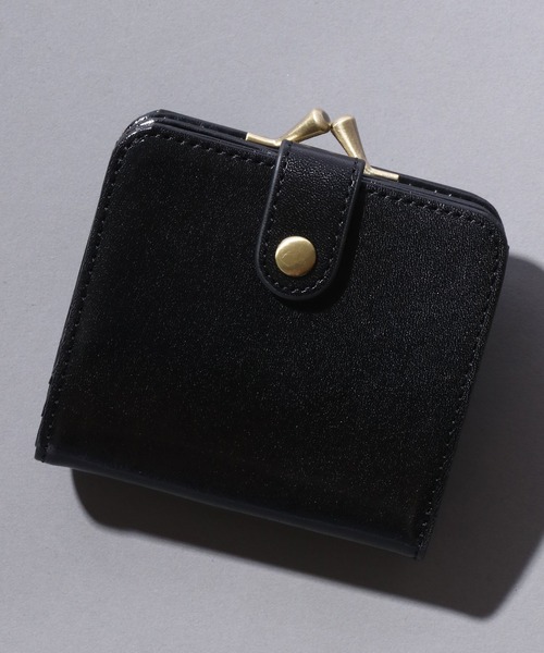 mini wallet「S20」　イタリアンレザー SITRY 財布 Italy Leather Half Fold Frame Purse Wallet