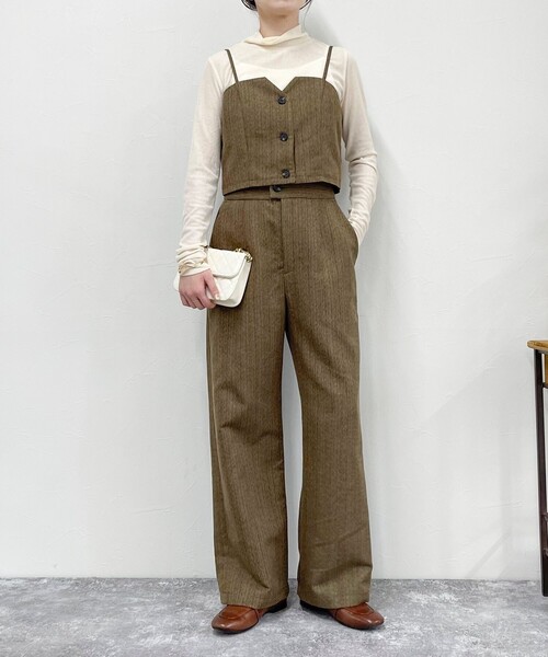 fredy emue（フレディエミュ） キャミソール ヘリンボーンキャミ