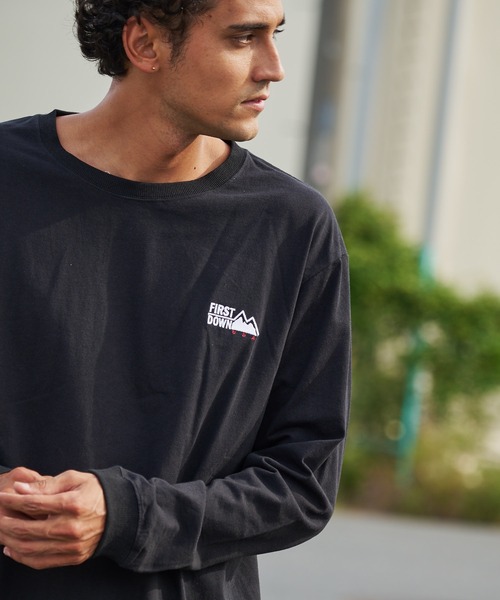 コットンジャージー オフホワイト ロングスリーブ Tシャツ コットン ジャージー ロングスリーブ Tシャツ