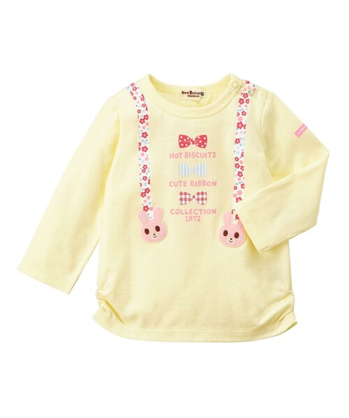 tシャツ サスペンダープリント長袖Ｔシャツ キッズ 子供服 男の子 女の子 | HOT BISCUITS | 02