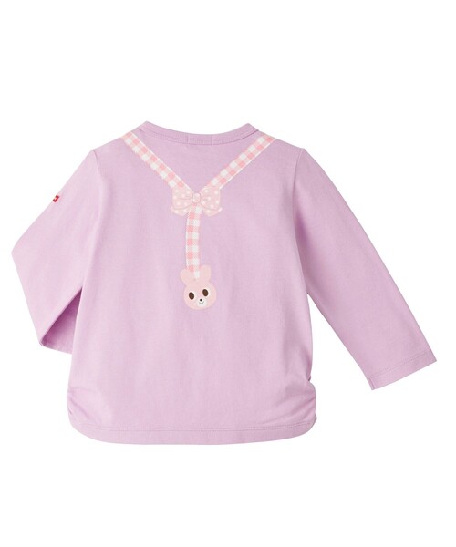 tシャツ サスペンダープリント長袖Ｔシャツ キッズ 子供服 男の子 女の子 | HOT BISCUITS | 05