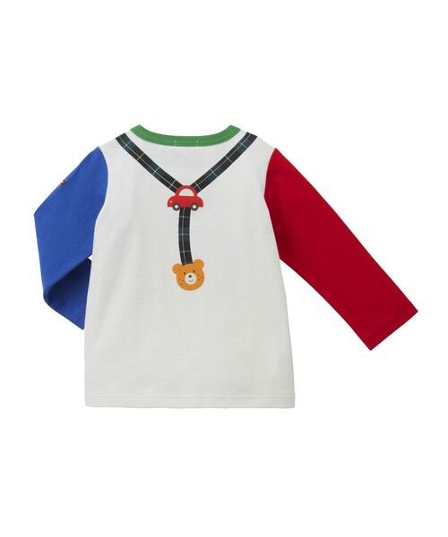 tシャツ サスペンダープリント長袖Ｔシャツ キッズ 子供服 男の子 女の子 | HOT BISCUITS | 10