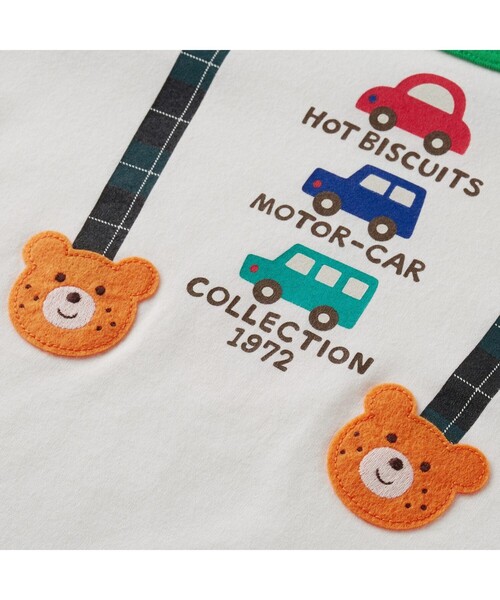 tシャツ サスペンダープリント長袖Ｔシャツ キッズ 子供服 男の子 女の子 | HOT BISCUITS | 11