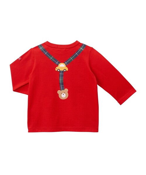 tシャツ サスペンダープリント長袖Ｔシャツ キッズ 子供服 男の子 女の子 | HOT BISCUITS | 14