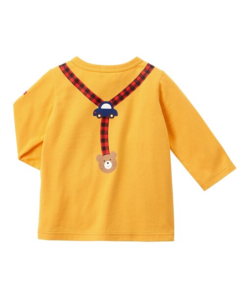 tシャツ サスペンダープリント長袖Ｔシャツ キッズ 子供服 男の子 女の子 | HOT BISCUITS | 21