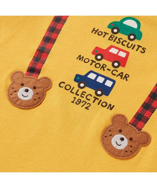 tシャツ サスペンダープリント長袖Ｔシャツ キッズ 子供服 男の子 女の子 | HOT BISCUITS | 22