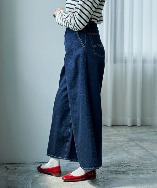 美品 24AW フリークスストア シマロン スーパーワイドデニム ゆったり FREAK'S STORE｜別注 スーパーワイドデニム 24AW | Rakuten