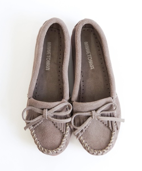 ミネトンカ　キルティー　スエードモカシン Minnetonka デッキシューズ モカシン 「MINNETONKA/ミネトンカ