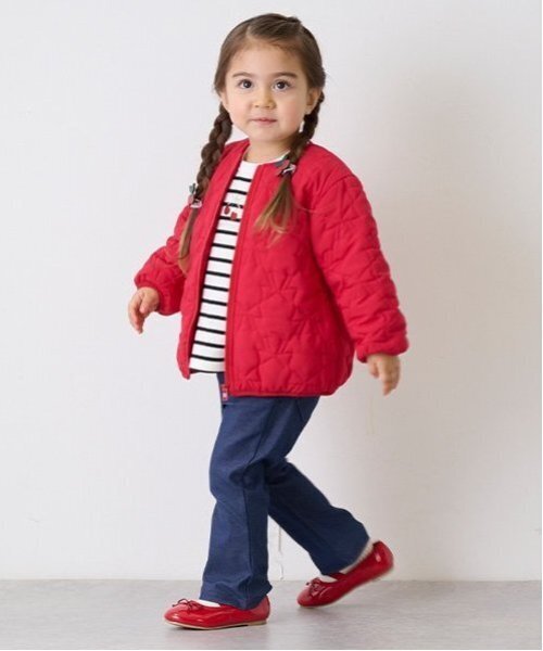 petit main ノーカラージャケット アウター 「リンク」アソート