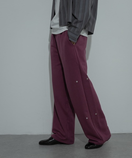 SENSE OF PLACE by URBAN RESEARCH パンツ サイドスナップスウェット