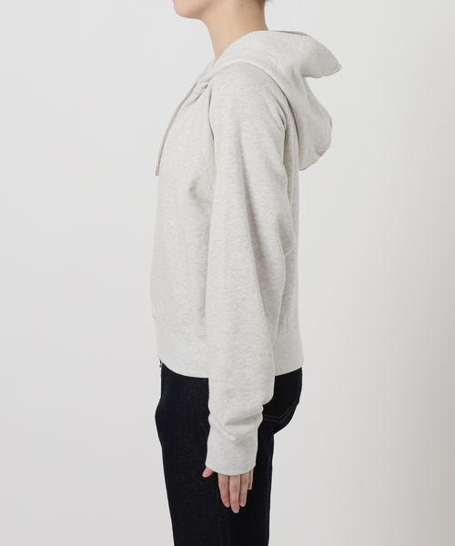 SLOBE IENA パーカー 裏毛コンパクトZIPパーカー レディース