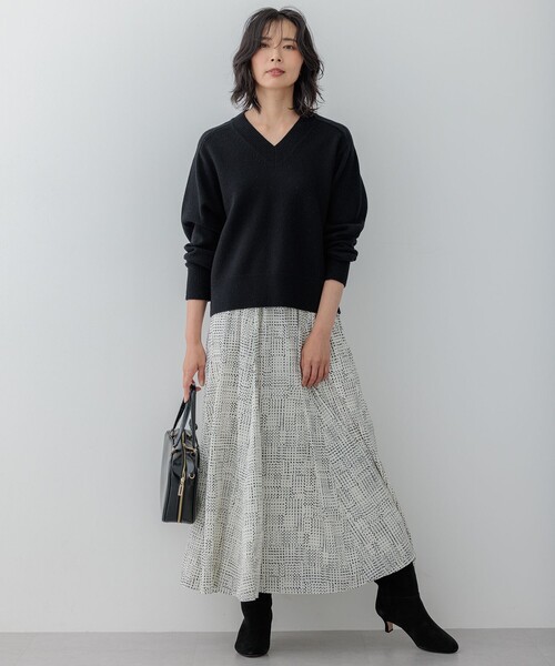 23区 ニット セーター 「Oggi2月号掲載/洗える」ウールカシミヤ