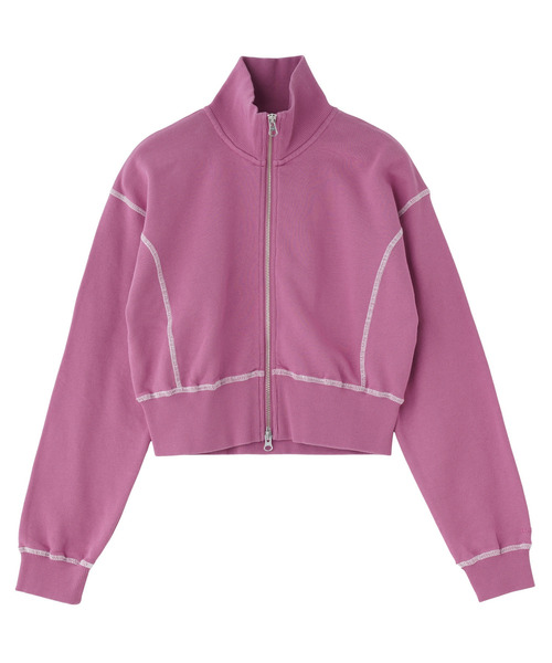 トレーナー スウェット STITCH ZIP UP SWEAT TOP レディース X-girl トレーナー スウェット STITCH ZIP UP SWEAT TOP