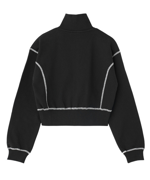 トレーナー スウェット STITCH ZIP UP SWEAT TOP レディース X-girl トレーナー スウェット STITCH ZIP UP SWEAT TOP