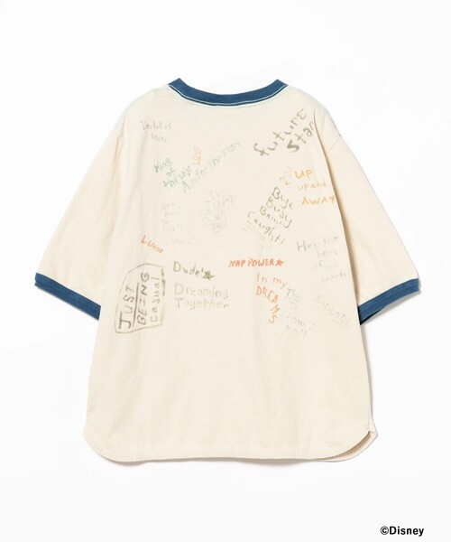 DENIM DUNGAREE tシャツ / MICKEY 落書き Tシャツ 2025SS（130