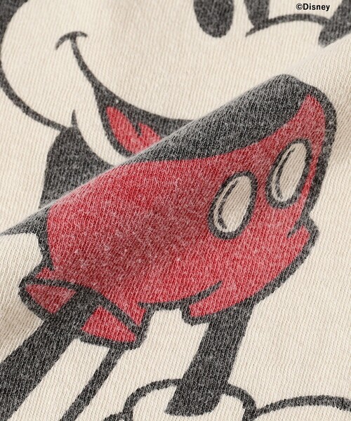 DENIM DUNGAREE tシャツ / MICKEY 落書き Tシャツ 2025SS（130