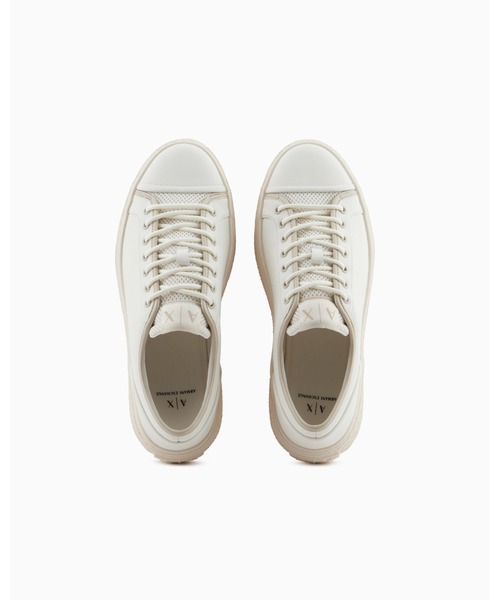 【最終価格】【未使用】アルマーニ エクスチェンジ レースアップ レザースニーカー ARMANI EXCHANGE スニーカー 「A|X アルマーニ エクスチェンジ