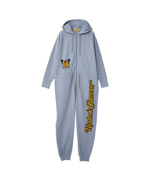 希少【ヒステリックグラマー】バタフライ オールインワン HYSTERIC GLAMOUR オールインワン FLY LIKE A BUTTERFLY