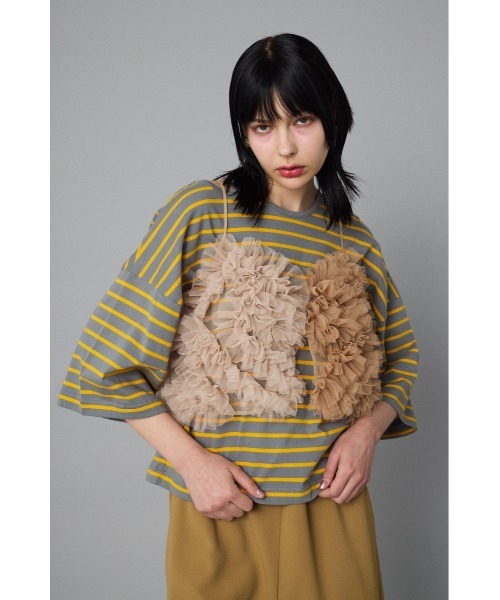 Bi color many frill bustier　　バイカラーメニーフリルビスチェ レディース