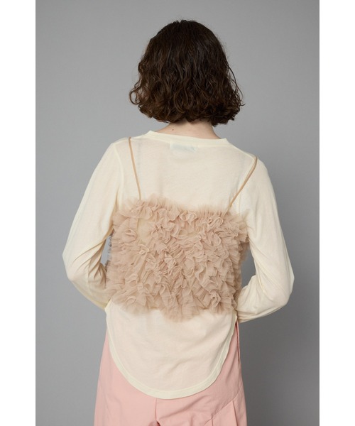 HeRIN.CYE Bi color many frill bustier バイカラーメニーフリル