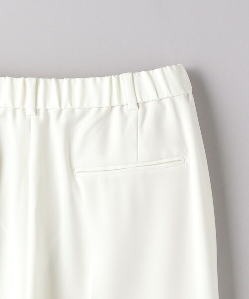 UNITED ARROWS 2タック ワイドパンツ WHITE 新品未使用品 UNITED ARROWS スラックス パンツ 2タック ワイドパンツ WHITE