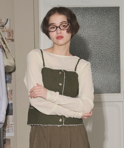 LEINWANDE washi corset ビスチェ　キャミソール LEINWANDE washi corset ビスチェキャミソール