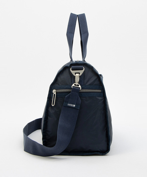 B327【未使用級】LESPORTSAC★デニム風ナイロンボストンバッグ　ブルー B327【未使用級】LESPORTSAC☆デニム風ナイロンボストンバッグ
