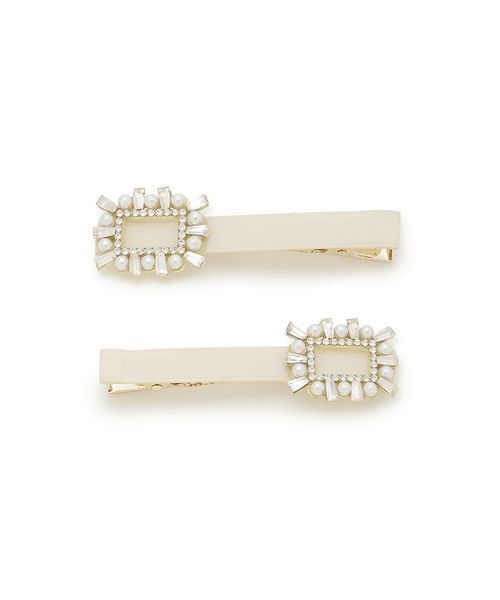 SNIDEL HOME ヘアクリップ ビジューヘアクリップ : ZOZOTOWN