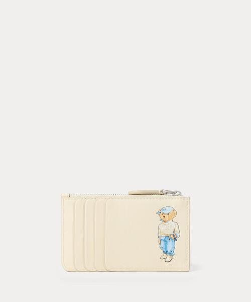 RalphLauren★POLOベア★カードケース Polo ベア レザー ジップ カード ケース(506028746) | POLO