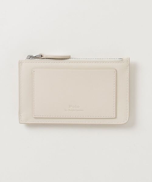 ★ポロラルフローレン★ ベア レザー ジップ カード ケース POLO RALPH LAUREN（ウィメンズ） Polo ベア レザー ジップ