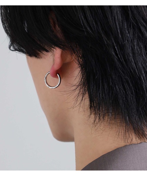 LION HEART ピアス 「限定展開」“HAWAIIAN”甲丸フープピアス（M