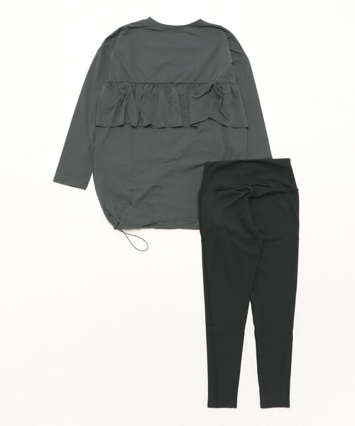 ラッシュガード 「ノーブランド」25SS レディースラッシュT+レギンス