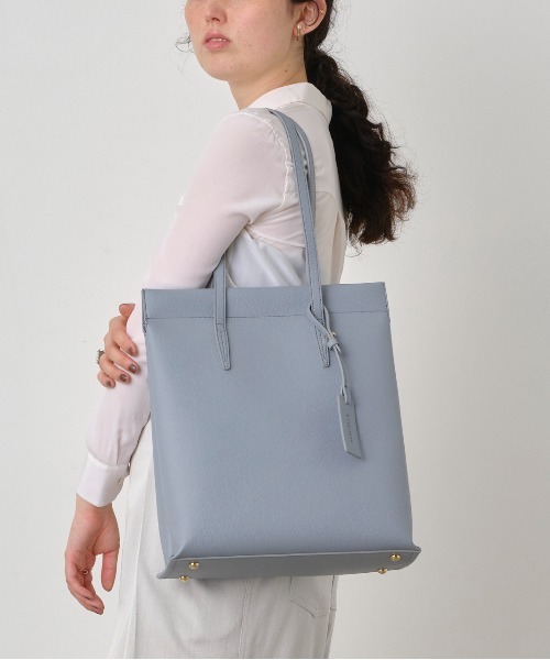 AVECELLE トートバッグ あおりスクエアトート/22613 レディース