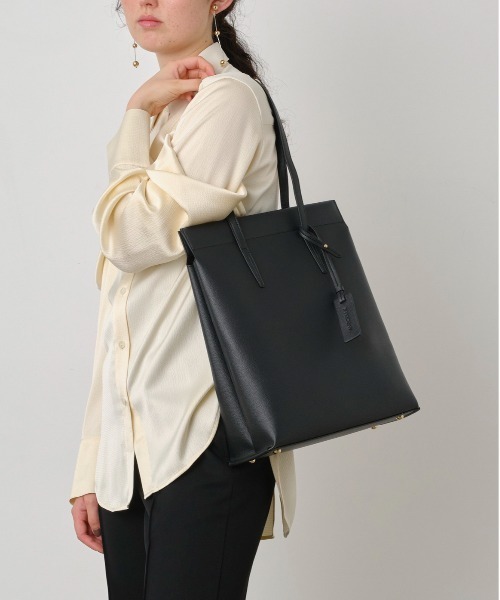 AVECELLE トートバッグ あおりスクエアトート/22613 レディース