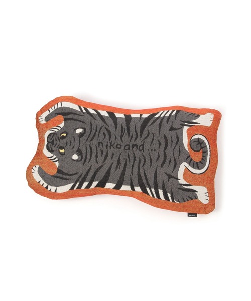 ☆JSB  Nico Love   クッション Musubi Cushion - Linen&Rayon | Candy Stripes in Pumpkin x