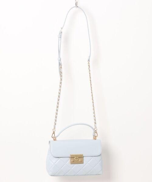 CHARLES ＆ KEITH ハンドバッグ Alva アルヴァ キルトチェーン