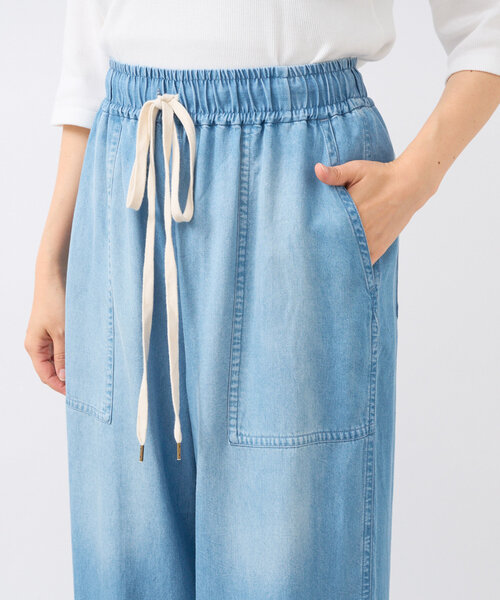 新品　RIVE DROITE タックデニムパンツ　38 MONN.:. （モン）】タックデニム | RIVE DROITE(リヴドロワ