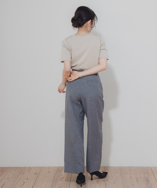 『新品』petitbateau Lサイズ ワイドパンツ半袖パジャマ グリーン ワイドパンツ半袖パジャマ（ルームウェア/パジャマ）｜PETIT
