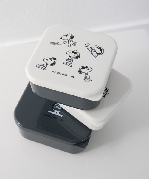 弁当箱 「PEANUTS/ピーナッツ」 スヌーピー JOE COOL SEALED LUNCH BOX SET 3P/ランチボックス シール容器 3個 | PEANUTS | 06
