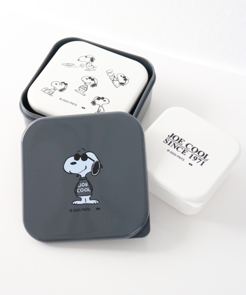 弁当箱 「PEANUTS/ピーナッツ」 スヌーピー JOE COOL SEALED LUNCH BOX SET 3P/ランチボックス シール容器 3個 | PEANUTS | 07