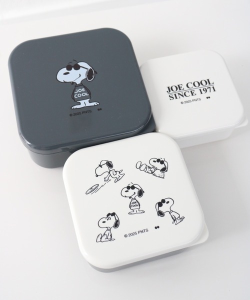 弁当箱 「PEANUTS/ピーナッツ」 スヌーピー JOE COOL SEALED LUNCH BOX SET 3P/ランチボックス シール容器 3個 | PEANUTS | 08