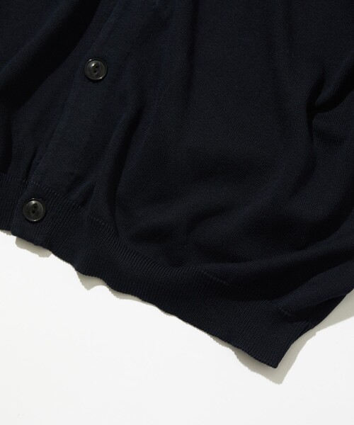 カーディガン CAHLUMN/カウラム Silk Cotton Long Sleeve Cardigan/シルク コットン ロングスリーブ カーディガ | CAHLUMN | 05